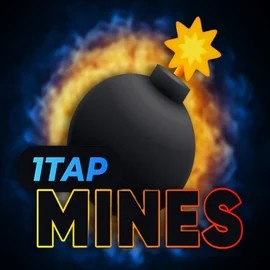 1Tap Mines slot icon by Turbo Games, available at RoyalsTiger Casino