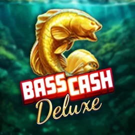 Bass Cash Deluxe slot logo by Alchemy Gaming at RoyalsTiger Casino