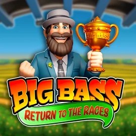 Big Bass Return to the Races logo – Slots by Pragmatic Play at RoyalsTiger Casino