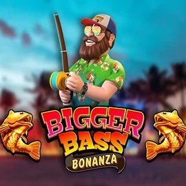 Official Slots logo: Bigger Bass Bonanza by Pragmatic Play at RoyalsTiger Casino