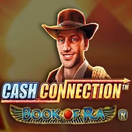 Cash Connection Book Of Ra casino game by Novomatic – featured logo at RoyalsTiger Casino