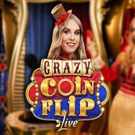 Try Crazy Coin Flip slot by Evolution on royalstiger.eu.com – logo image