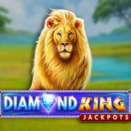 Diamond King Jackpots logo by SpinPlay Games at RoyalsTiger Casino