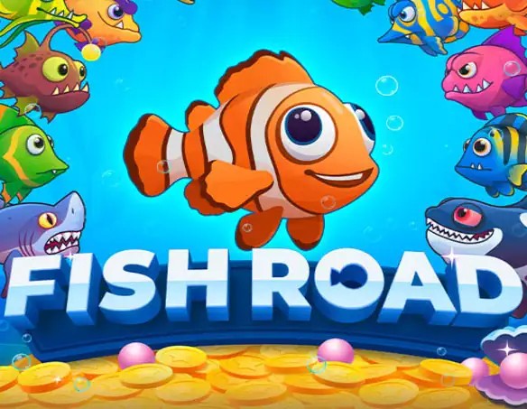 Play the Fish Road slot by InOut on RoyalsTiger Casino