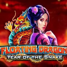 Floating Dragon Year of the Snake logo by Pragmatic Play at RoyalsTiger Casino