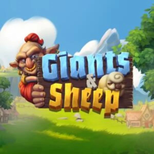 Giants and Sheep online game logo by Relax Gaming on royalstiger.eu.com