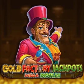 Enjoy Gold Factory Jackpots Mega Moolah by Aurum Signature Studios – logo hosted on royalstiger.eu.com