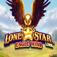 Slots logo of Lone Star Link Eagle Wins from Novomatic at RoyalsTiger Casino