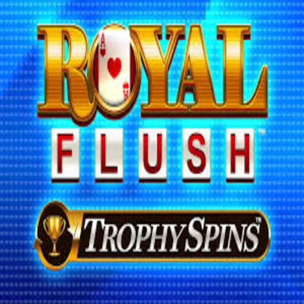 Royal Flush Trophy Spins logo by Greentube at RoyalsTiger Casino