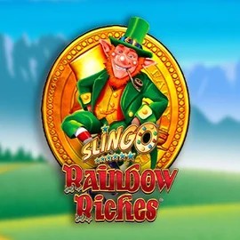 Slingo Rainbow Riches game by Gaming Realms – logo hosted on RoyalsTiger Casino