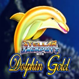 Official Jackpots logo: Dolphin Gold with Stellar Jackpots by Lightning Box Game at RoyalsTiger Casino
