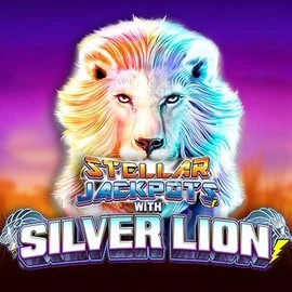 Stellar Jackpots with Silver Lion logo by Lightning Box Game at RoyalsTiger Casino