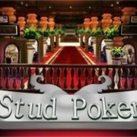Stud Poker 3D online game logo by iSoftBet on royalstiger.eu.com