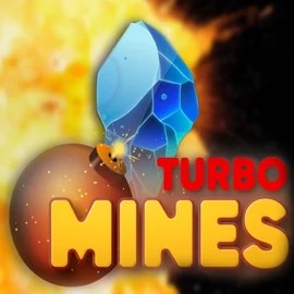Turbo Mines logo by Turbo Games at RoyalsTiger Casino