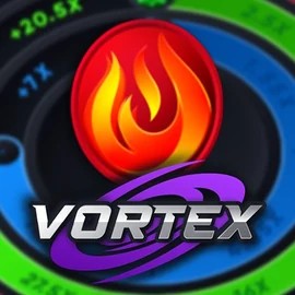 Vortex (Turbo Games) slot logo by Turbo Games at RoyalsTiger Casino