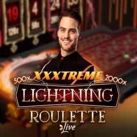 XXXtreme Lightning Roulette online game logo by Evolution on royalstiger.eu.com